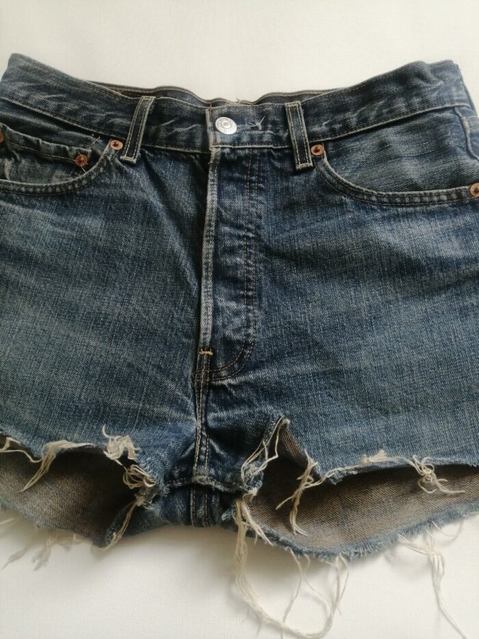 Levis 501 Shorts Womens Grade A Blue Jeans Hot Pants W29