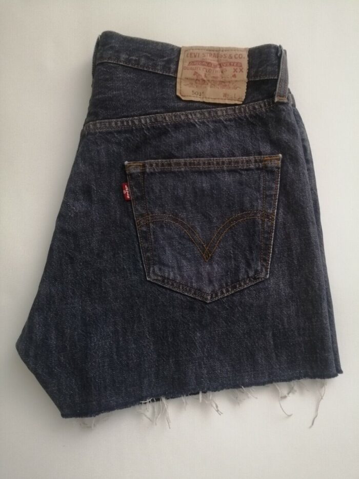 Levis 501 Womens Shorts Hot Pants Jeans W34 Button Fly