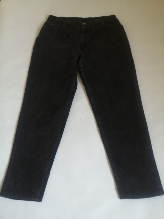 Vintage Mens Levis 9922 Black Jeans W37 L31 Orange Tab