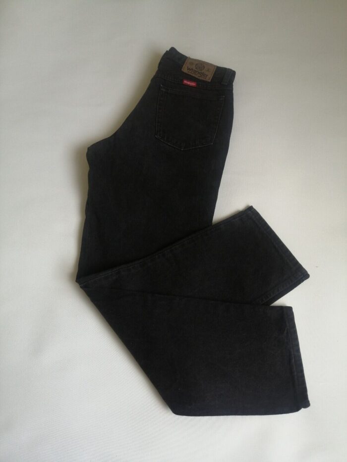 Wrangler Mens Dark Grey Black Jeans Size W31 L30