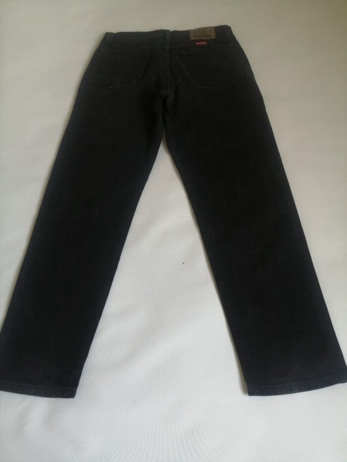Wrangler Mens Dark Grey Black Jeans Size W31 L30
